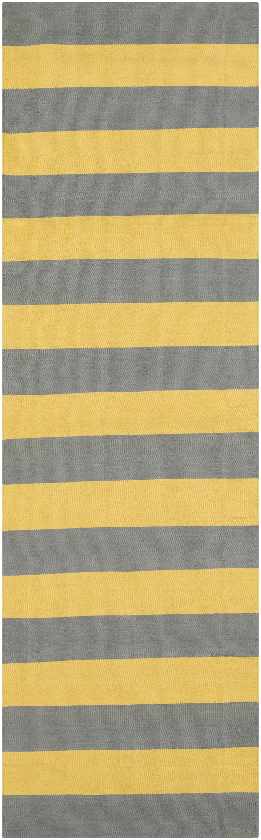 Atlanta Modern Gray/Yellow Area Rug