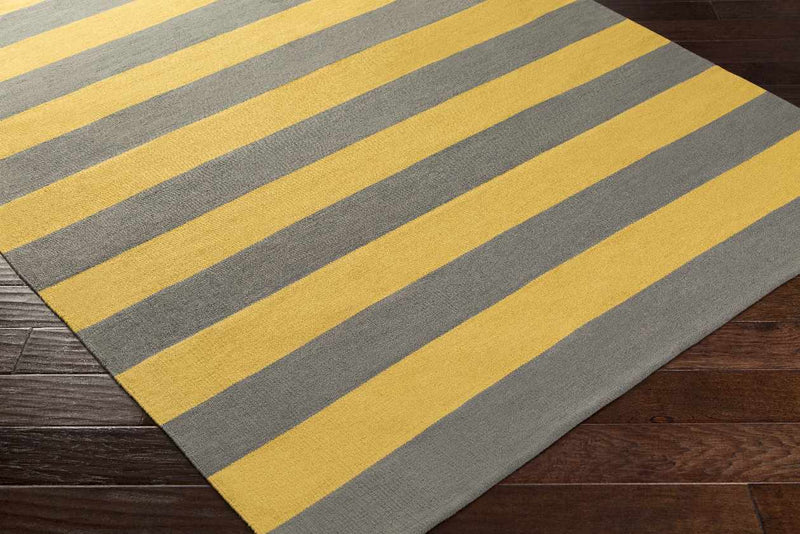 Atlanta Modern Gray/Yellow Area Rug