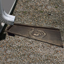 Bronze Lion 24-in Cast Aluminum Downspout Gutter Splash Block