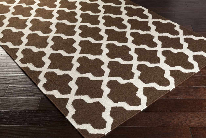 Woold Modern Brown Area Rug