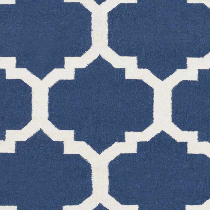 Avera Modern Blue/Ivory Area Rug