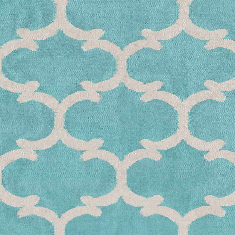 Zeumeren Modern Blue/Ivory Area Rug