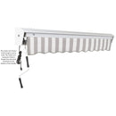 [16x10FT] Awntech Destin Premium Manual Outdoor Retractable Awning [DM16-SBY] (SAK41359)