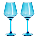 Floating Wine Glasses for Pool - Set of 2-15 OZ Shatterproof Poolside Wine Glasses, Tritan Plastic Reusable Stemware, Beach Outdoor Cocktail, Wine, Champagne, Water Glassware - Spring Summer (Green)