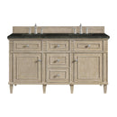 James Martin Lorelai 60" Double Bathroom Vanity, Whitewashed Oak
