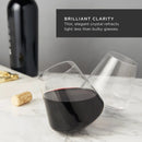 Rolling Crystal Wine Glasses Set of 2 by Viski
