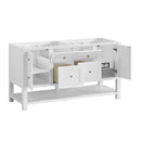 James Martin Breckenridge 60" Double Bathroom Vanity, Bright White