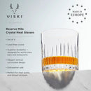 Reserve Milo Crystal Neat Glasses, Set of 4 by Viski