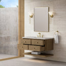 James Martin Allamari 48" Floating Single Bathroom Vanity, Dune Mist