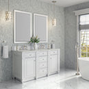 James Martin Bristol 60" Double Bathroom Vanity, Bright White