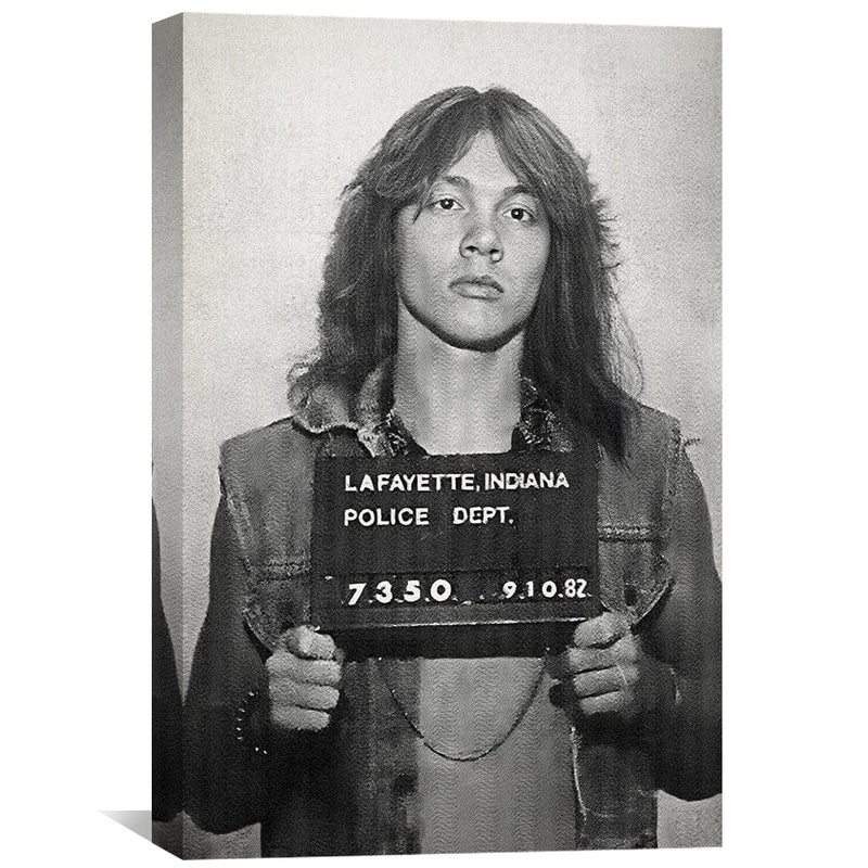 Axl Mugshot Black Canvas