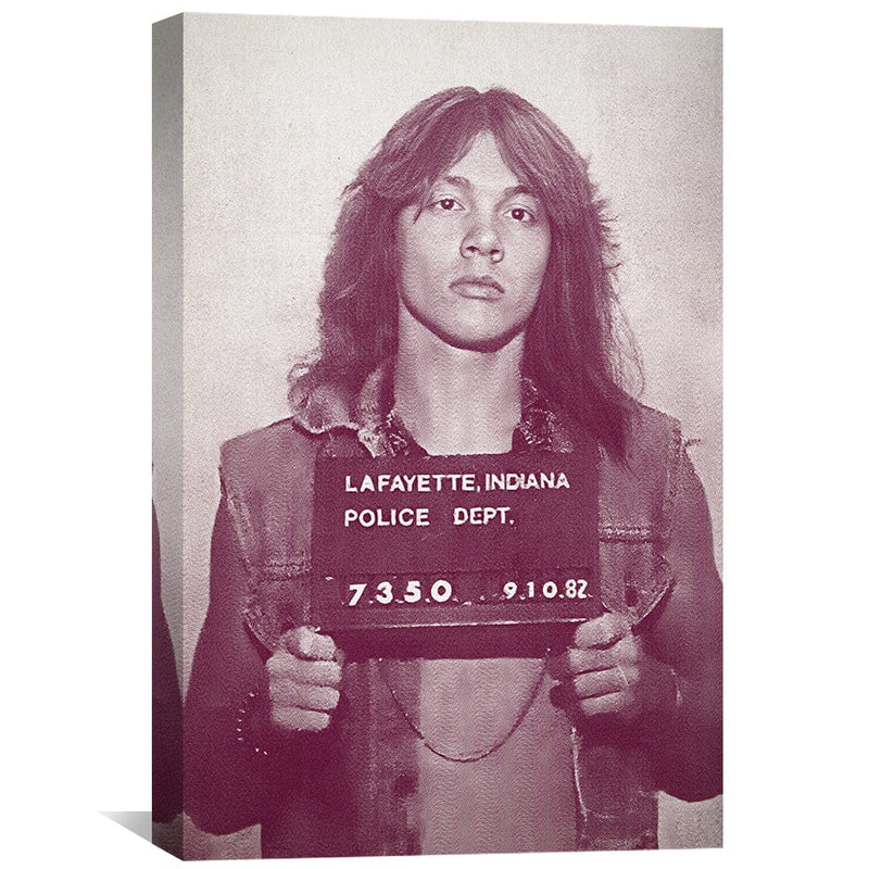 Axl Mugshot Purple Canvas