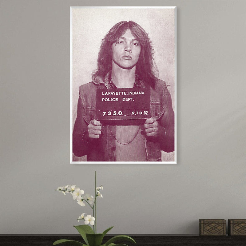 Axl Mugshot Purple Canvas