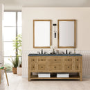 James Martin Breckenridge 72" Double Bathroom Vanity, Light Natural Oak
