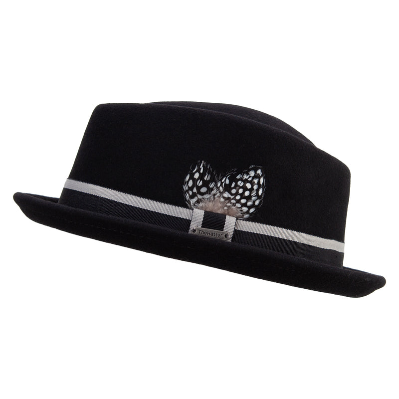 Woolfelt Upbrim Fedora with Feather