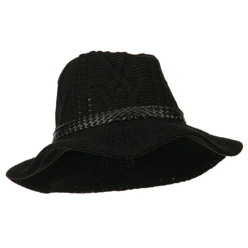 Women's Acrylic Yarn Cowboy Safari Hat