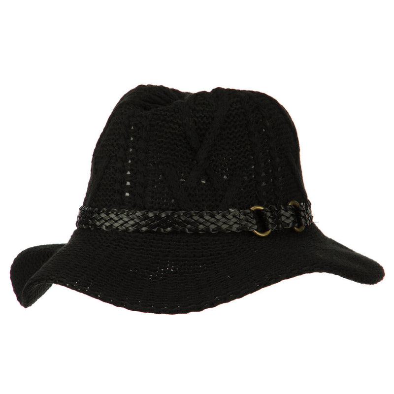 Women's Acrylic Yarn Cowboy Safari Hat