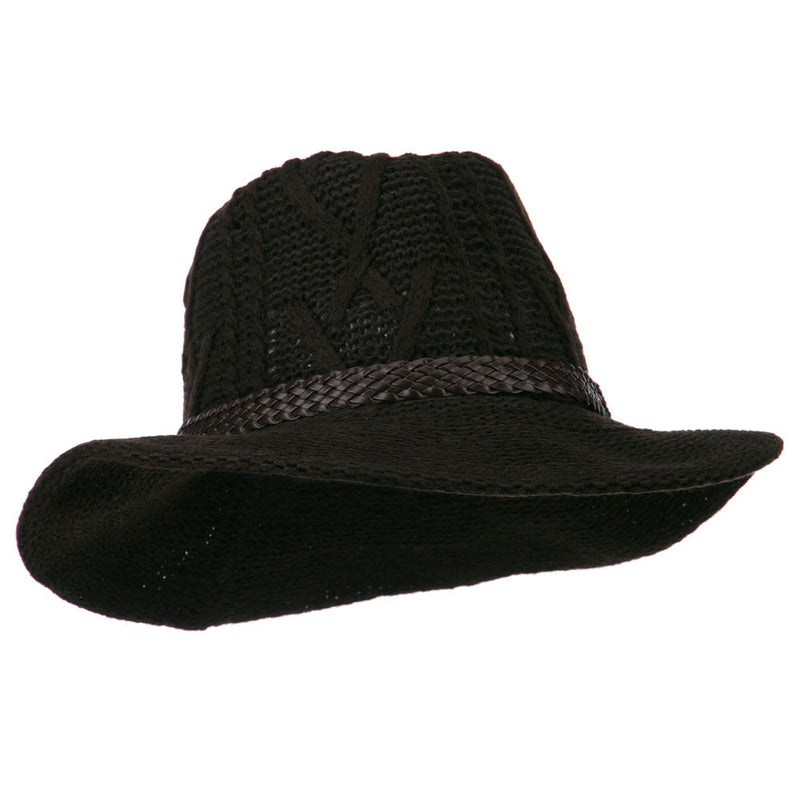 Women's Acrylic Yarn Cowboy Safari Hat