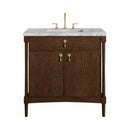 James Martin Kinnsden 36" Single Bathroom Vanity, Sable Oak