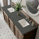 James Martin Bristol 72" Double Bathroom Vanity, Whitewashed Walnut