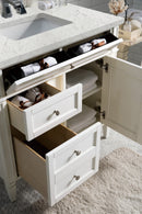James Martin Brittany 36" Single Bathroom Vanity, Bright White