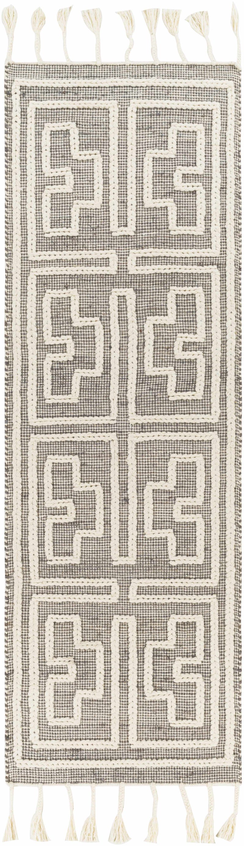 Azra Tasseled Jute&Wool Rug