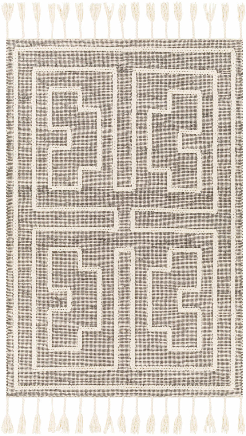 Azra Tasseled Jute&Wool Rug