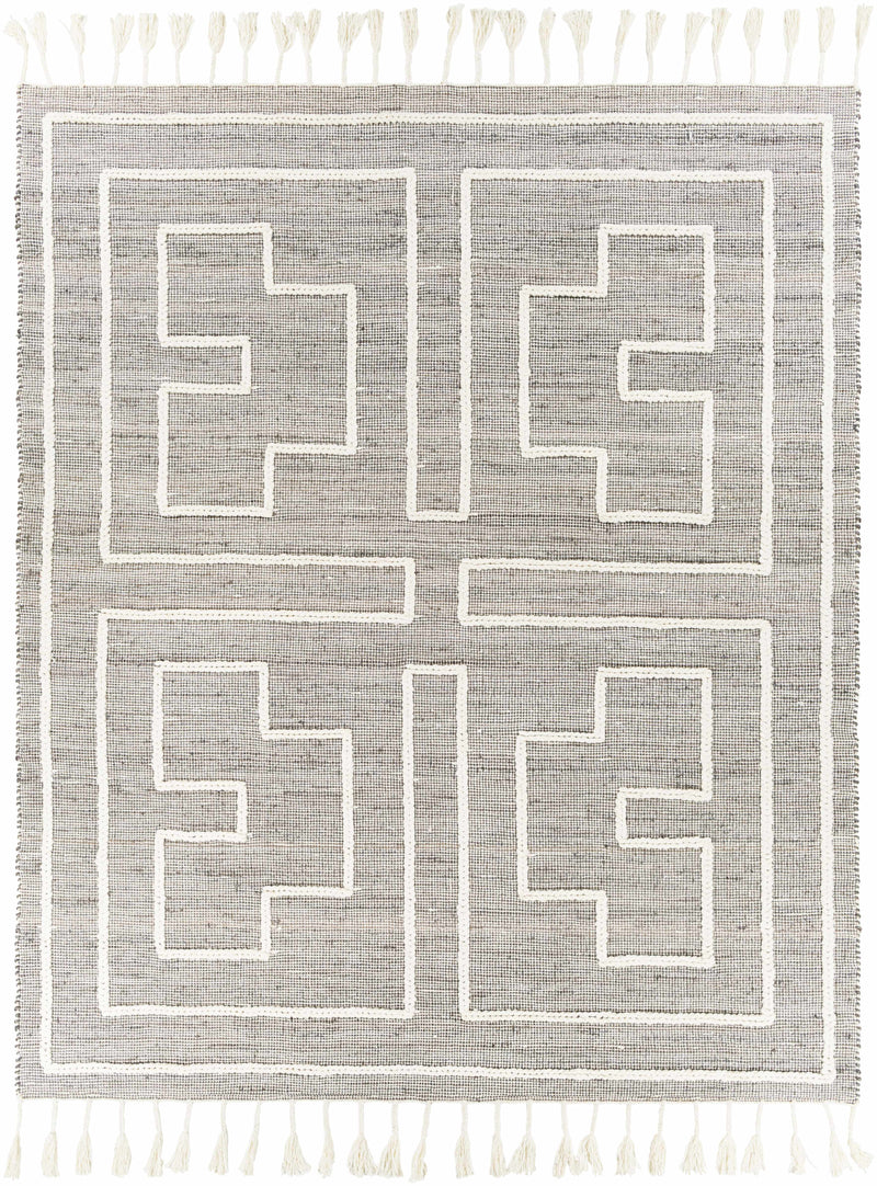 Azra Tasseled Jute&Wool Rug