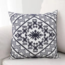 Aztec embroidery canvas cushion cover living room throw pillow by Decorbites