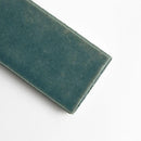 Azul Aqua Leather Ceramic Tiles 2 1/8x7 1/2