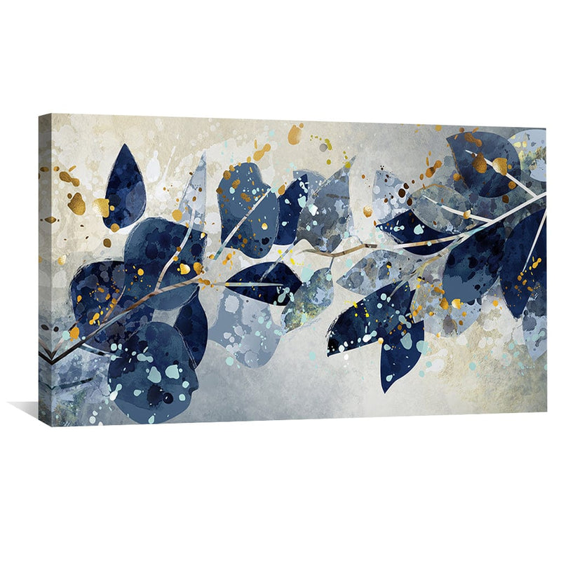 Azure Bloom Canvas