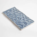 Azure Crackled Barcelona Ceramic Accent Tiles 4x8