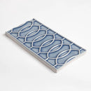 Azure Crackled Vienna Ceramic Accent Tiles 4x8