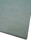 Azure Custom Made Geometrical Charcoal And Gray Hand Tufted Wool  Rug