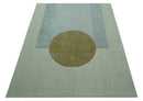 Azure Custom Made Modern Design Beige And Gray Hand Tufted Wool Rug