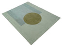 Azure Custom Made Modern Design Beige And Gray Hand Tufted Wool Rug