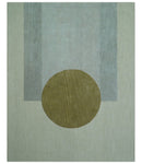 Azure Custom Made Modern Design Beige And Gray Hand Tufted Wool Rug