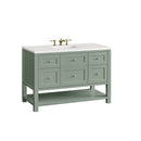 James Martin Breckenridge 48" Single Bathroom Vanity, Smokey Celadon