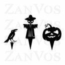 Halloween Yard Stakes (3 Pack) by ZanVos