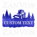 Skid Steer Tree Monogram