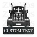 Semi Truck Monogram V3