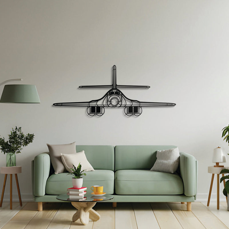 B-1 Lancer Front Metal Aircraft Wall Art - NCP0366