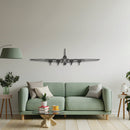 B-17 Flying Fortress Front Metal Aircraft Wall Art - NCP0367