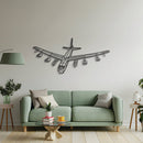 B-52G Stratofortress Angle Metal Aircraft Wall Art - NCP0368