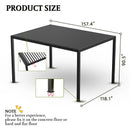 Louver Pergola Aluminium Frame & Louvers