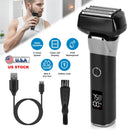 Electric Foil Face Shaver 5-Blade Electric Razor for Men Wet & Dry Jawline Beard Trimmer Precision Sideburn Shavers IPX6 Waterproof with LED DisplayÊC