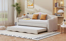 Walker Edison | Twin Upholstered Daybed with Trundle