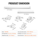 Mini Split Line Set Cover 3 Inch W x 15.8 Ft L PVC Decorative Pipe Line Cover by HouseOfZazla