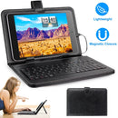 7.9in Protective Keyboard Case w/ Keyboard PU Leather Back Stand Tablet Cover via USB 2.0 Cable