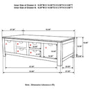 Salishan - 6 Coffee Table - Natural by HouseOfZazla